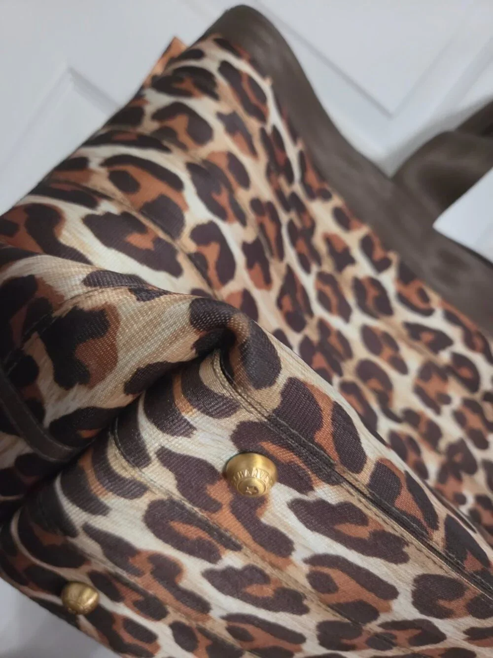 Harveys Seatbelt Leopard Print Large Boat Tote Bag